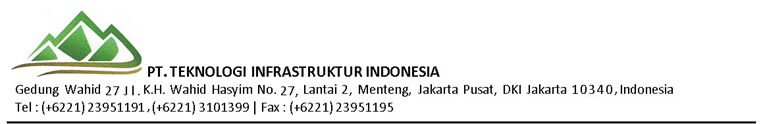 PT. Teknologi Infrastruktur Indonesia; 5 Positions
