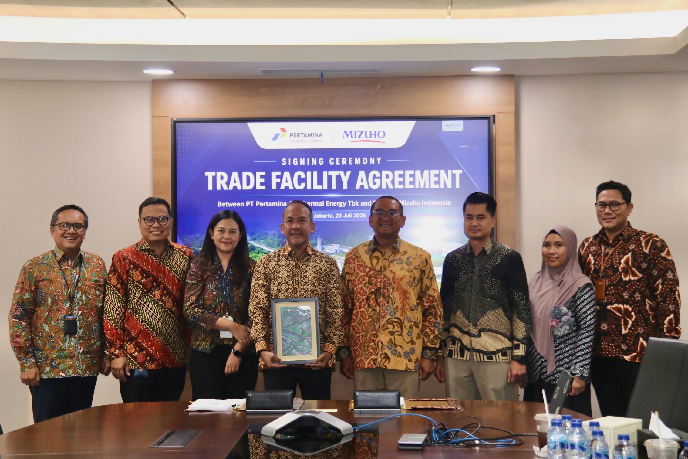 Pertamina Geothermal secures financing facility from Bank Mizuho Indonesia