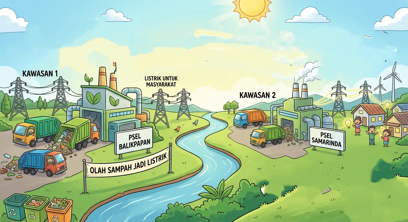 E. Kalimantan advances two waste-to-energy projects serving Samarinda and IKN