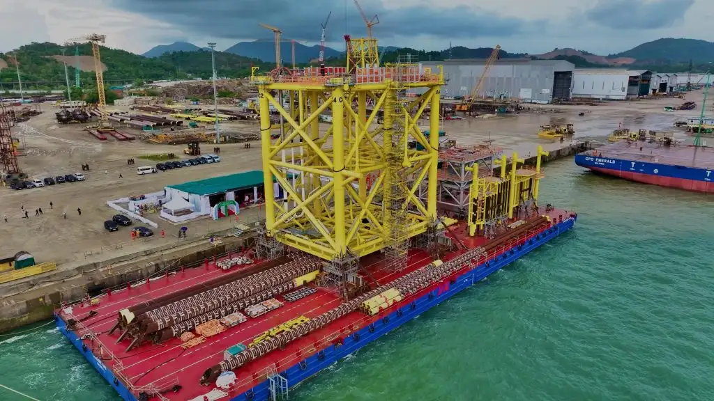 bp completes first offshore jacket for Tangguh UCC project
